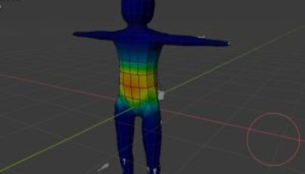 Blenderでウェイトペイントでウェイト設定してみた Perkup